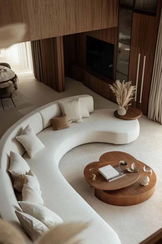 A white L-shaped sofa the best furniture shop in Kozhikode